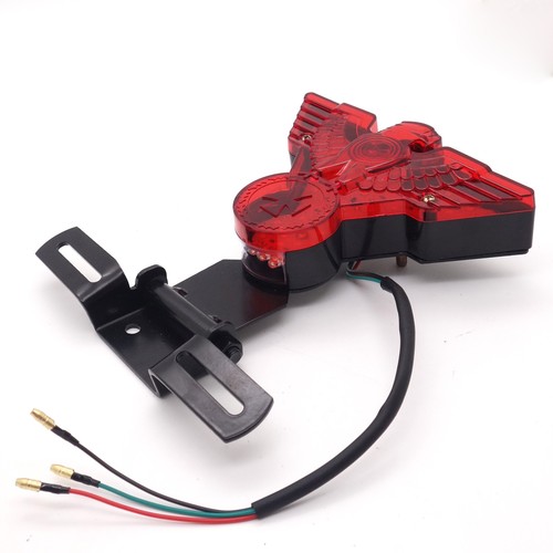 Lámpara de luz trasera de freno trasero LED con bisagras Warbird para Harley Bobber Chopper - Imagen 8 de 10