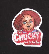 Child's Play Horror Movies Icon Chucky Sticker 2.18" x 1.75" V 