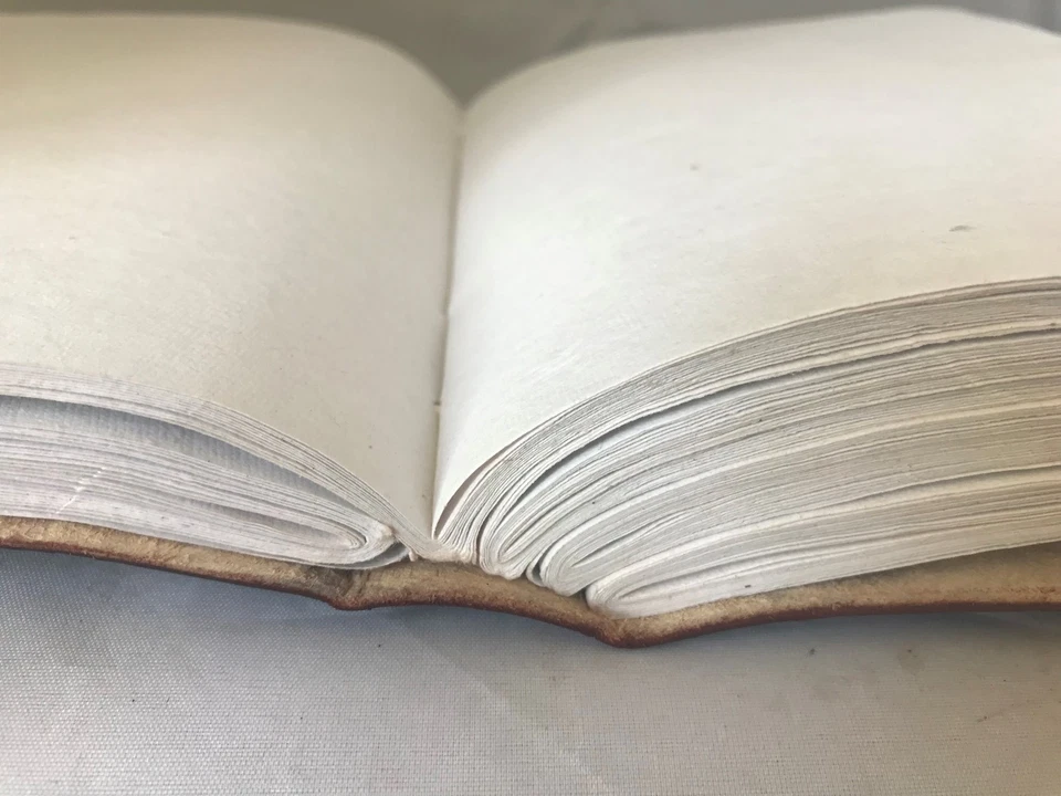 Fair Trade Handmade Tree Of Life Leather Journal notebook paint scrapbook - Image 4 of 4