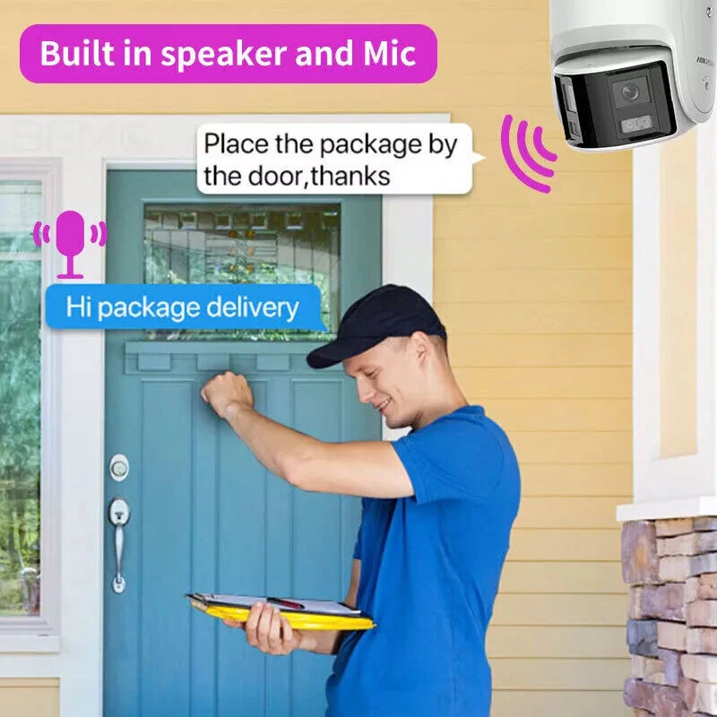 Hikvision DS-2CD2347G2P-LSU/SL 4MP 180° Panoramic ColorVu AcuSense IP Camera PoE - Image 3 of 4