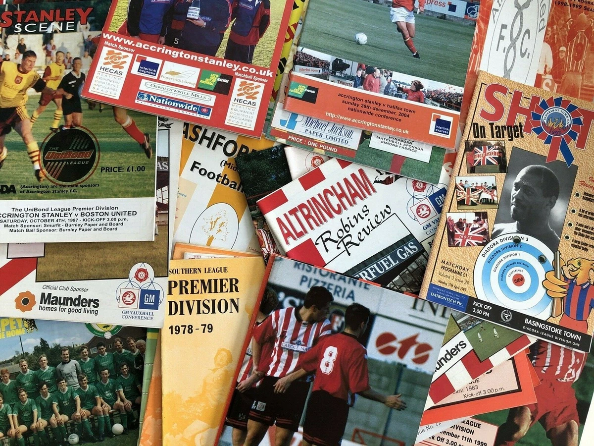 Ebay football programmes online