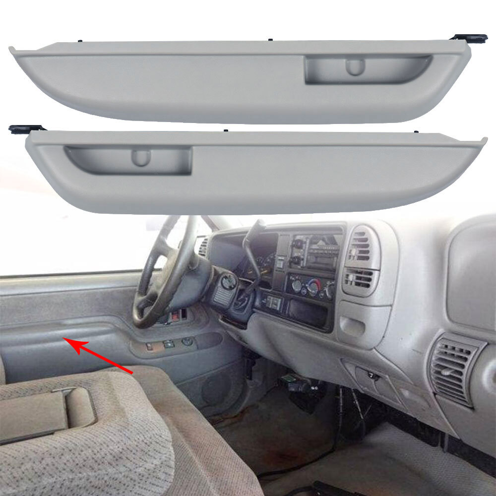 1995 Chevy Silverado Door Handle Front Left Driver Side Door Armrest In Gray For 1988-1994 Chevy/GMC C/K Series Trucks - Power Windows 2013 Silverado Door Panel Armrest - Foto 13