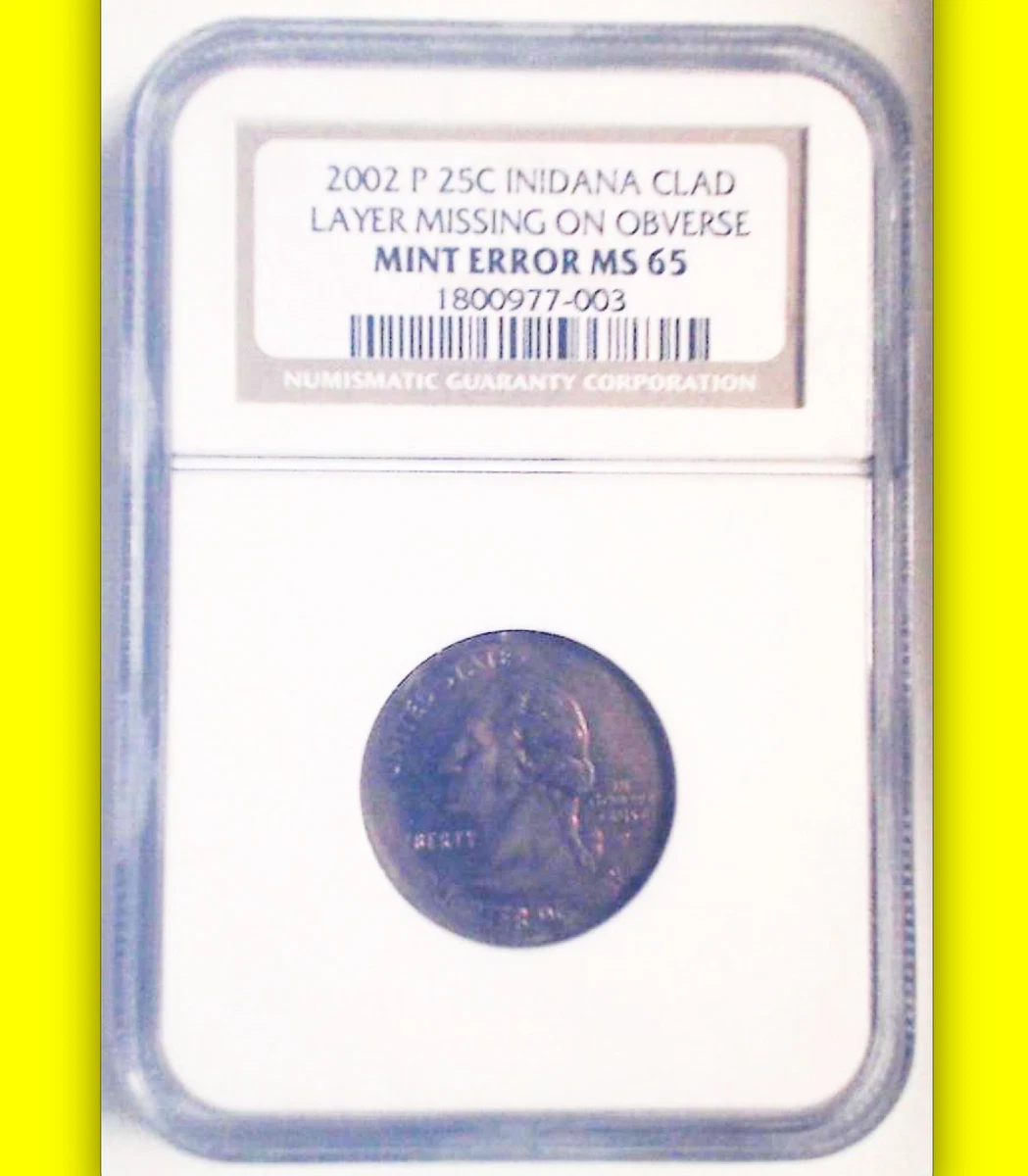 Uncirculated State Quarter 2002 US Coin Errors for sale | eBay