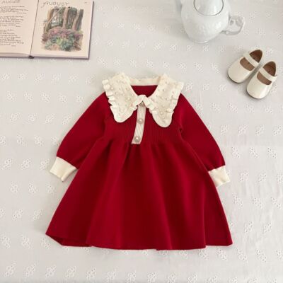 2024 Spring Autumn Children's Clothing Little Girl Long Sleeve Dress