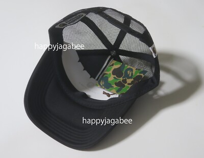A BATHING APE Men's Goods BAPE LOGO MESH CAP -ONLINE EXCLUSIVE A BATHING APE Men's Goods BAPE LOGO MESH CAP -ONLINE EXCLUSIVE