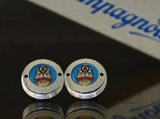 Pinarello crankset dust caps fit shimano campagnolo ofmega gipiemme vintage blue