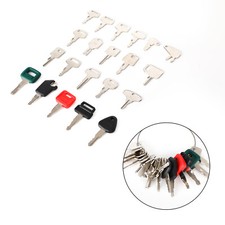 21 Heavy Construction Equipment Ignition Key Set For Case Jd Volvo Jcb Komatsu K