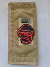 Strider Knives CSM Padded Pouch, XL Stub & Starlingear Doughboy Monkey Patches