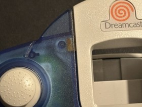 Official Sega Dreamcast Clear Blue Controller HKT-7700 OEM Tested & Works!
