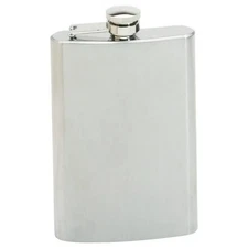 Stainless Steel Flask 8oz Classic Hip Flask for Liquor Drinking Outdoor Camping
