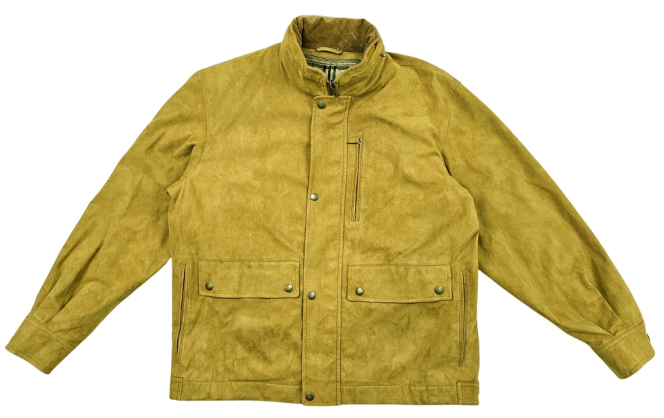 HOT Men BURBERRY LONDON PARKA HOODED NOVA LINED VELVET LEATHER Jacket L (*Fit M) - Image 3 of 4