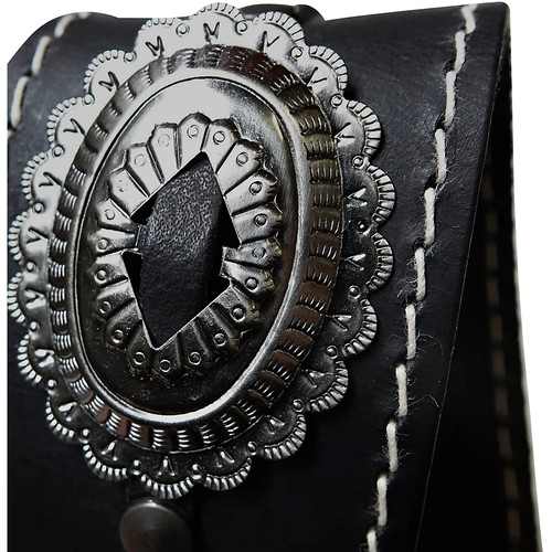 RICHTER Motorhead Artist Series 1565 Guitar Strap Black/Old Silver 2.36 in. - Picture 5 of 5