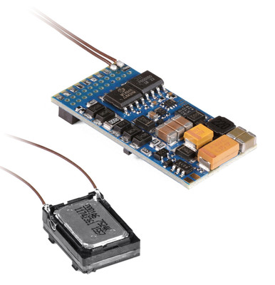 ESU 58419 LokSound V5.0 DCC/MM/SX/M4 21 MTC Pin Sound Decoder w/Sugar Cube Spkr