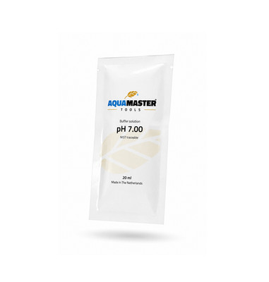 Aqua Master pH Elektroden Eichlösung | Kalibrierlösung pH 7,00   20 ml Beutel