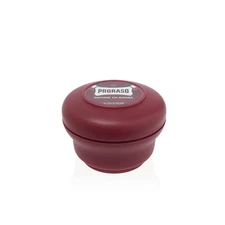 Proraso Shaving Soap in a Red Bowl: Nourishing for Coarse Beards #400922