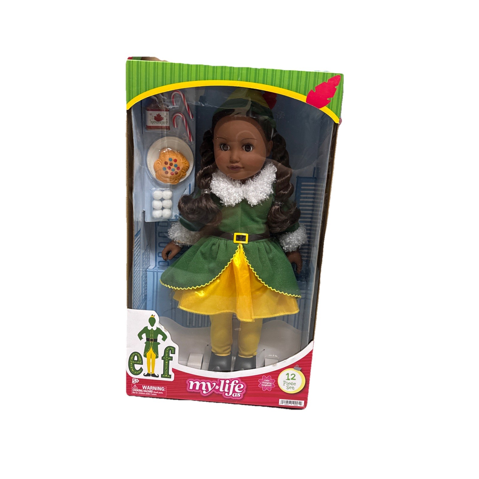 My Life As 19995 Elf Posable 18-inch Doll, Dark Brunette Hair, Dark Brown Eyes