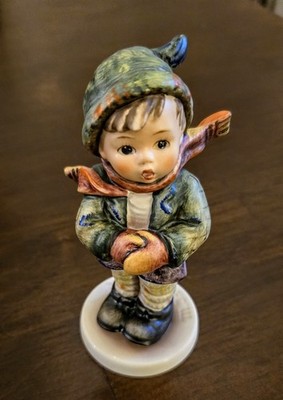 Vintage Goebel Hummel It's Cold Little Boy Bundled Up 421 Collector's Club 1981