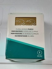 NEW We R Memory Keepers Floral Border Punch 2x2 Inches