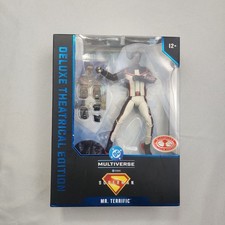 McFarlane Deluxe Theatrical Ed DC Multiverse Mr Terrific Superman Movie Platinum