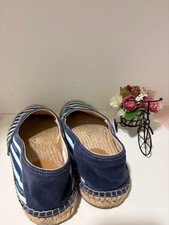 Louis Vuitton LV espadrillas a righe bicolore taglia 8 US circa 9 da uomo