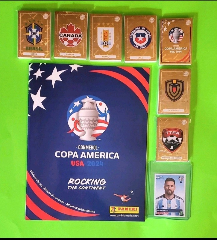 Panini Copa America USA 2024 Complete Sticker White Set + Softcover Album 🔥🔥🔥