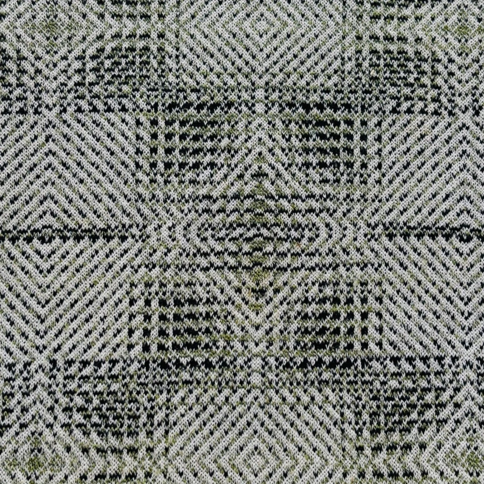 Suéter De Colección JHANE BARNES Para Hombre M Patrón Geométrico Abstracto Tejido Algodón Blnd Foto 3 de 4