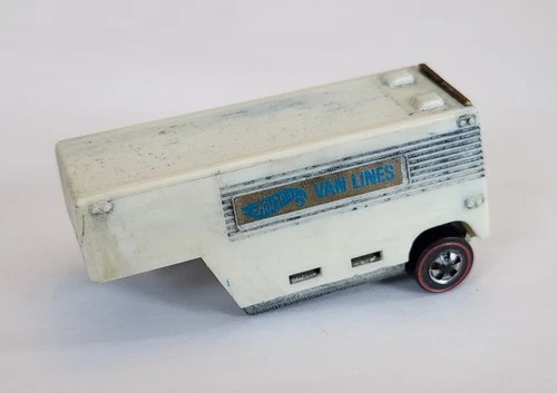 Hot Wheels The Heavyweights Redline Moving Van Lines Trailer Gray Hong Kong 1970