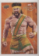 2021 Upper Deck Marvel Unbound Gold Auto 11/50 Hercules #33 Auto 0zp1