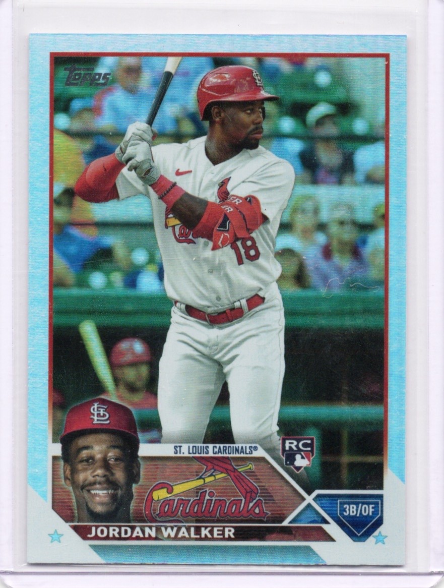 2023 Topps Series 2 - Jordan Walker #344 Rainbow Foil (RC)