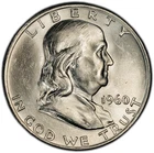 1960-D PCGS High-End MS64 FBL Franklin Half w/ Very Strong Strike & PQ Surfaces