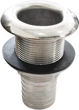 NRC&XRC Marine Grade Stainless Steel Barbed Standard 1-1/2 inches, 1-1/2ID 