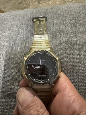 Casio G-SHOCK GA-2100SKE-7A 45,4mm Carbon Fiber Transparent Gehäuse,...