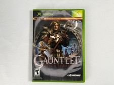 Gauntlet Seven Sorrows Original Xbox Case Artwork Manual ONLY No Game Disc
