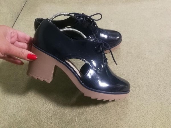 Women Clarks Heels Black 40.5 #7B6C