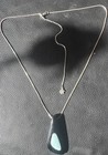 Marahlago Larimar Silver Necklace And Black Onyx Pendant — photo 7