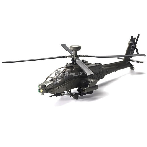 Boeing AH-64 Apache Helicopter Model Diecast Military Toy Airplane for Boys Kids - Picture 5 of 13