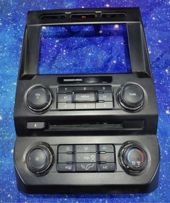  2017- 2022 Ford F250 F350 SuperDuty RADIO CLIMATE HVAC DASH SCREEN PANEL BEZEL