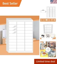 Versatile Mailing & Address Labels - 30 Labels/sheet, 25 Sheets, Inkjet/ Laser