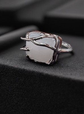 925 Silver Ring - Moonstone