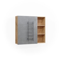 Badspiegelschrank Vicco Rudi 90 X 80.9 Cm Mit TüR Und Offenen FäChern