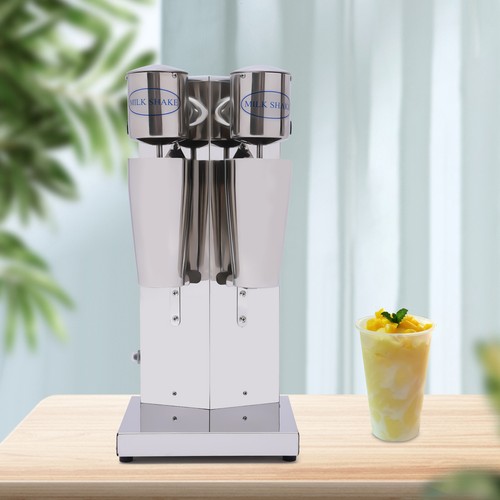 Kommerzieller Milchshake Maker Mixer Doppelkopf Elektrische Milchstreuer 800ml 180W