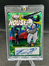 2022 Leaf Valiant Green Crystals 7/30 Dameon Pierce Autograph #’d 15/30 #TH-DP2