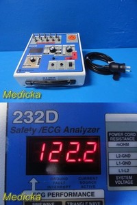 DNI Nevada 232D Safety ECG Analyzer Electrical Safety Tester ~ 39624