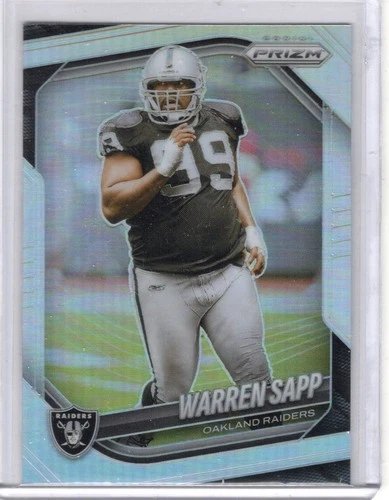 2025 Panini Prizm Football Silver Warren Sapp #212