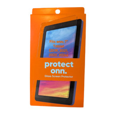 Onn 7" Tablet Tempered Glass Screen Protector Fits 2019  2024   New Sealed