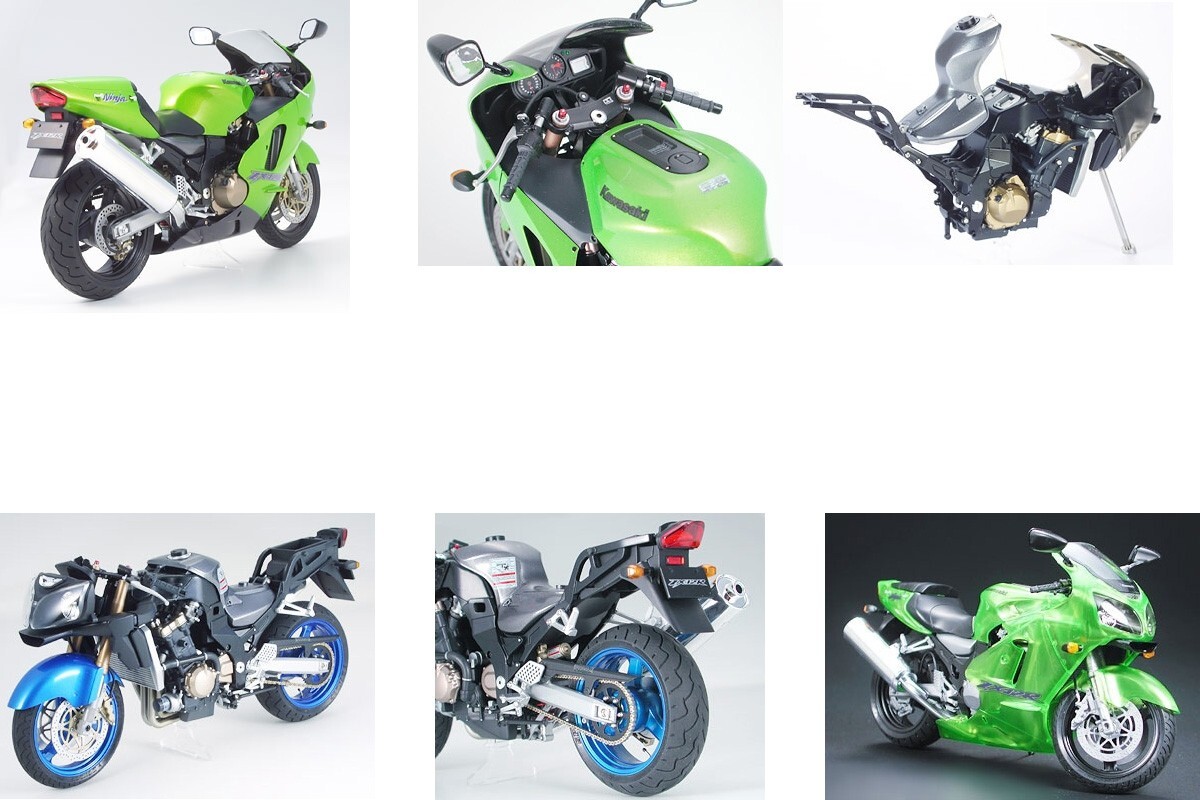 Kawasaki Ninja ZX-12R 1:12 Model Motorcycle Tamiya 1084 Superbike
