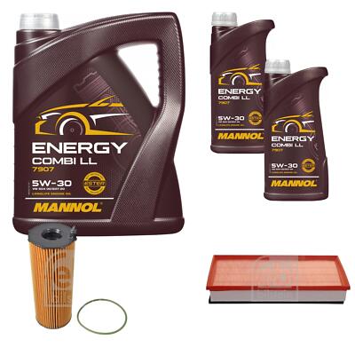 FEBI BILSTEIN Inspektionspaket 7L MANNOL Energy Combi LL 5W-30 für VW Touareg