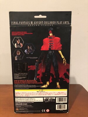 Figurine Play Arts Final Fantasy VII Advent Children - Vincent Valentine - 22 Cm