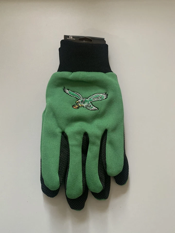 Luvas utilitárias retrô para equipe Philadelphia Eagles NFL - Imagem 3 de 3