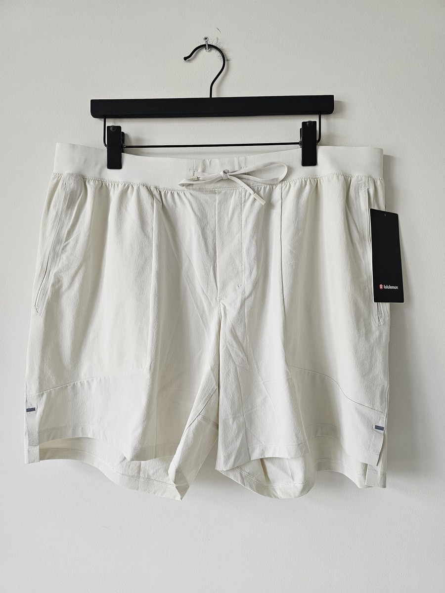NWT LULULEMON BONE White License To Train Shorts 7